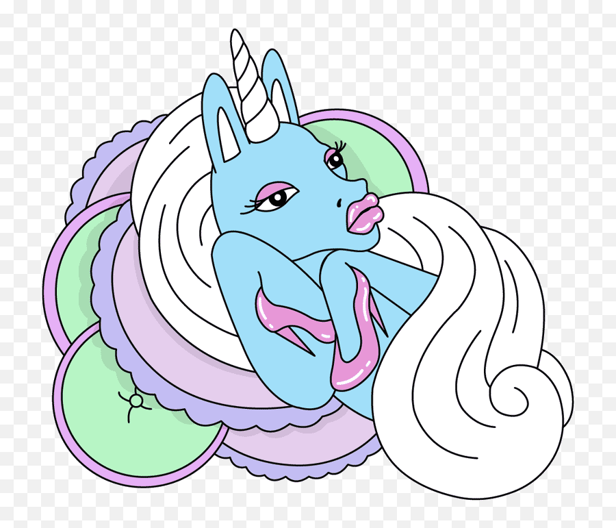 Top I Have A Kawaii Unicorn Stickers For Android U0026 Ios Gfycat - Sassy Unicorn Gif Emoji,Unicorn Emoticons