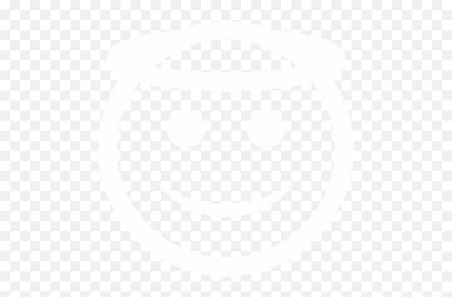 White Angel Icon - Free White Emoticon Icons Happy Emoji,Emoticon Angel