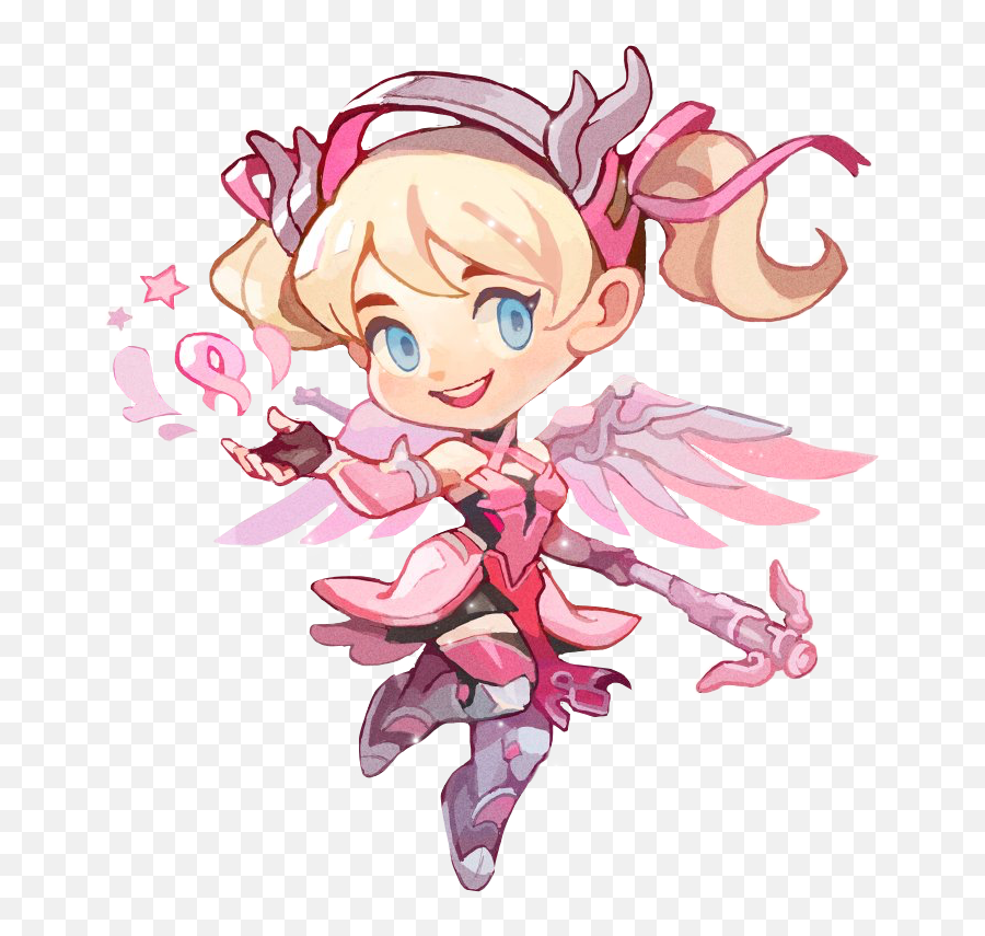 Mercy Overwatchmercy Overwatch - Overwatch Pink Mercy Sprays Emoji,Mercy Emoji