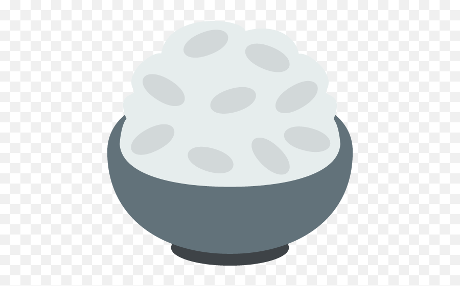 Cooked Rice Emoji Vector Icon - Emoji Rice,Rice Emoji