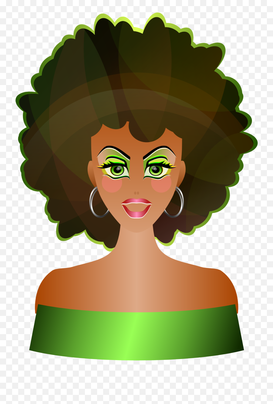 Free Black Girl Afro Silhouette - Hair Afros Logos Emoji,Natural Hair Emoji