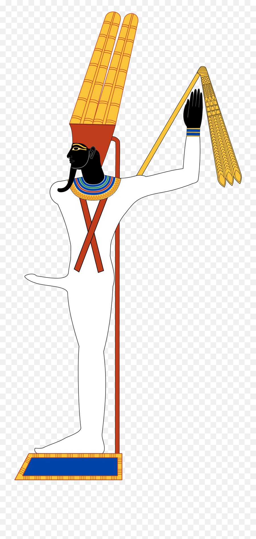 Min - Min Egyptian God Emoji,Think Emoji Meme