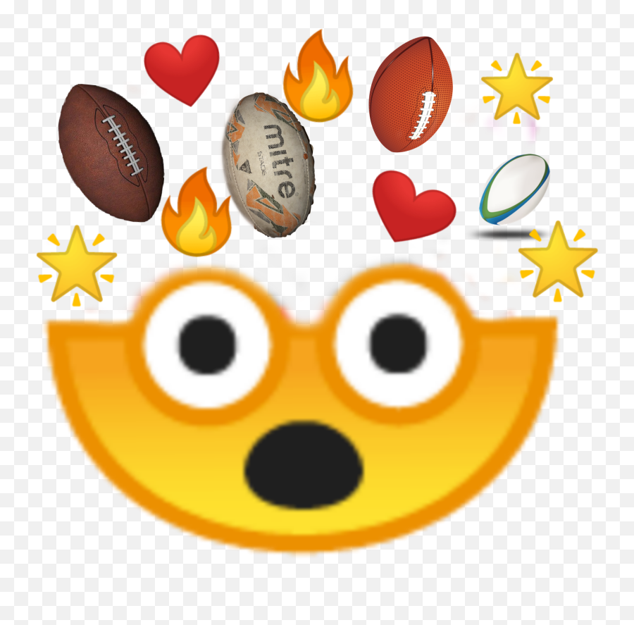 Popular And Trending Rugby Stickers - Breakfast Of Champions Emoji,Rugby Ball Emoji