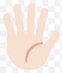 Twemoji2 1f590 - Sign Emoji,Nail Emoji