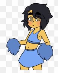 Download Cheerleader By Tumbling - Cartoon Emoji,Cheerleader Emoji