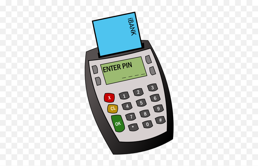 Card Payment Machine Vector Graphics - Card Machine Clipart Emoji,Emoji Valentines Cards