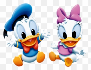 Disney Cute Daisyduck Duck - Baby Mickey Mouse Characters Emoji