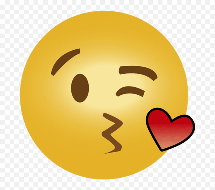 Download Hd Blowing A Kiss - Kiss Emoji Transparent Background,Emoji Transparent Background