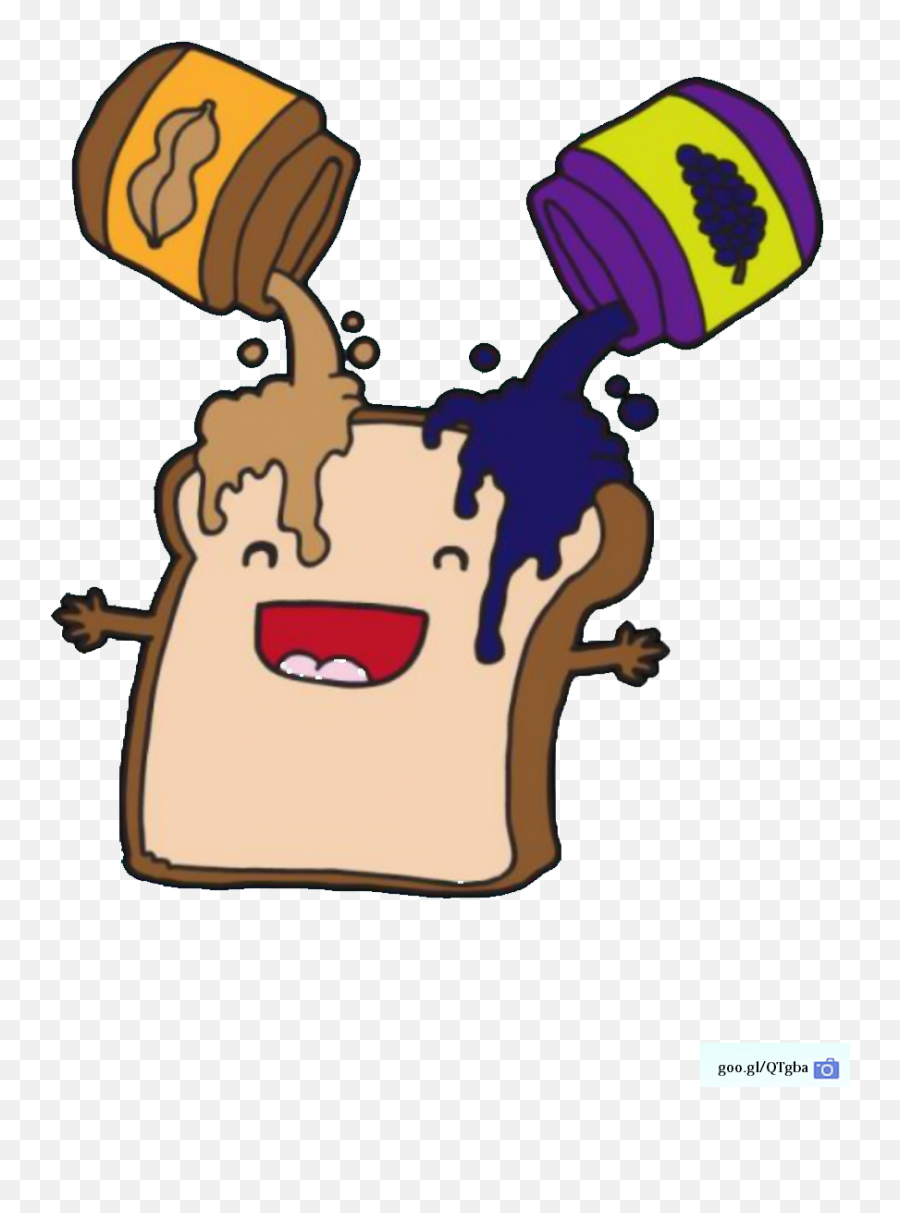 Sandwich Clipart Peanut Butter Jelly - Cartoon Peanut Butter And Jelly Sandwich Emoji,Peanut Butter Jelly Emoji
