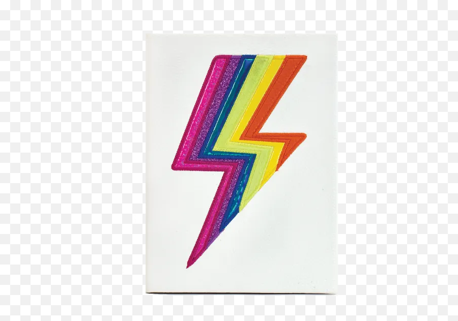 Lightning Faux Leather Journal - Graphic Design Emoji,Lightning Strike Emoji