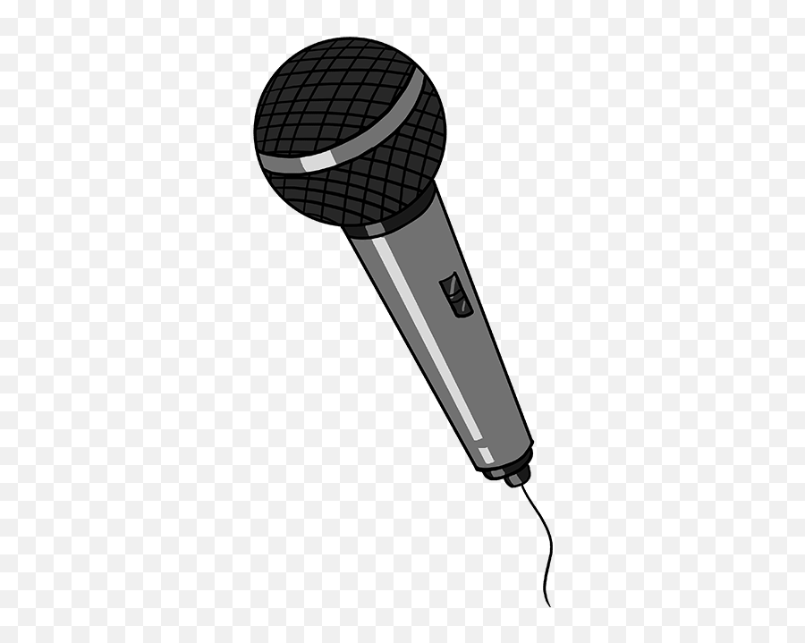 How To Draw A Microphone - Microphone To Draw Emoji,Microphone Emoji