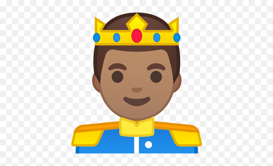 Prince Emoji With Medium Skin Tone Meaning And Pictures - Principe Emoji,Japanese Goblin Emoji