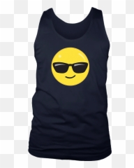 Glass Emoji Face T Shirt,Dabbing Emoticon