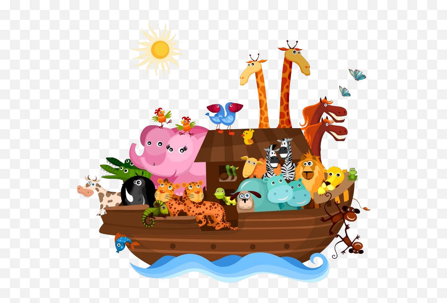 Transparent Noahs Ark Clipart - Noahs Ark Clipart Emoji,Ark Emoji