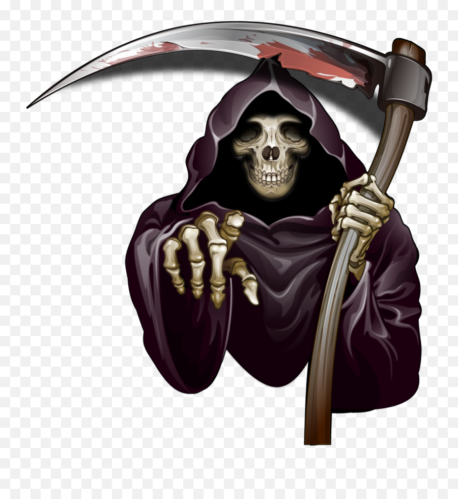 Death Png Images Free Download Death Clip Art - Free Grim Reaper Coming For You Emoji,Grim Reaper Emoji