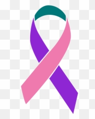 Oral Cancer Ribbon Png - Thyroid Awareness Emoji