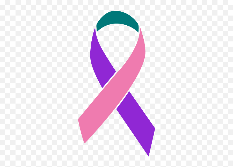 Oral Cancer Ribbon Png - Thyroid Cancer Awareness Ribbon Png Emoji,Cancer Sign Emoji