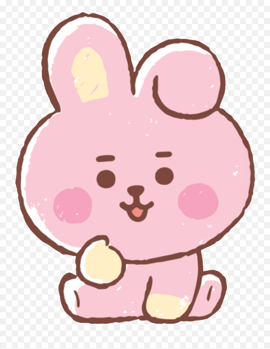 Bt21 Cooky Jungkook Baby Kpop Bts Cute Handpainted - Bt21 Cooky Emoji,Bt21 Emoji