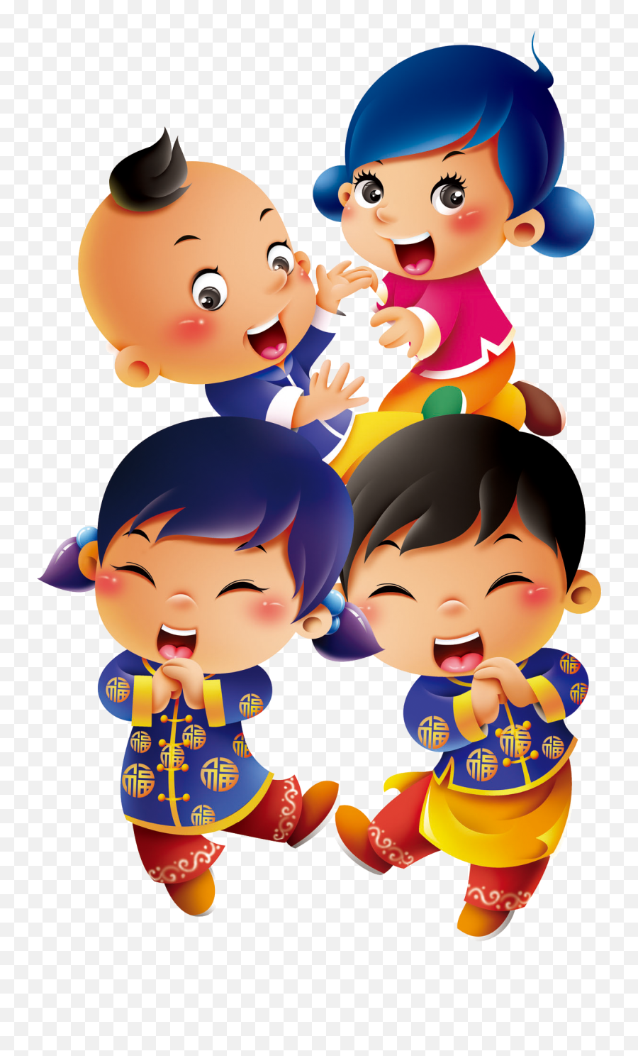 Chinese New Year Png - Chinese New Year Kids Png Emoji,Chinese Emoji Meaning