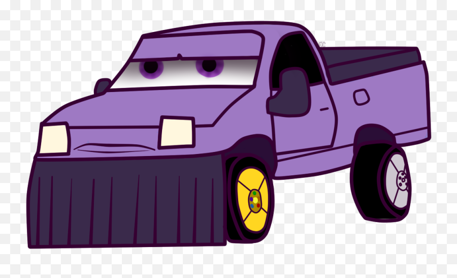 Thanos Car Thanos Car - Transparent Thanos Truck Png Emoji,Thanos Thinking Emoji