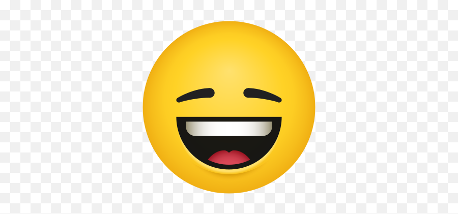 Cara Sonriente Con Ojos Sonrientes Icono - Smiley Emoji,Emoji Sonriente