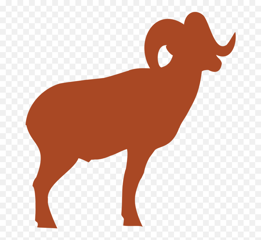Clip Art Portable Network Graphics Silhouette Sheep Vector - Big Horn Sheep Silhouette Emoji,Ram Emoji