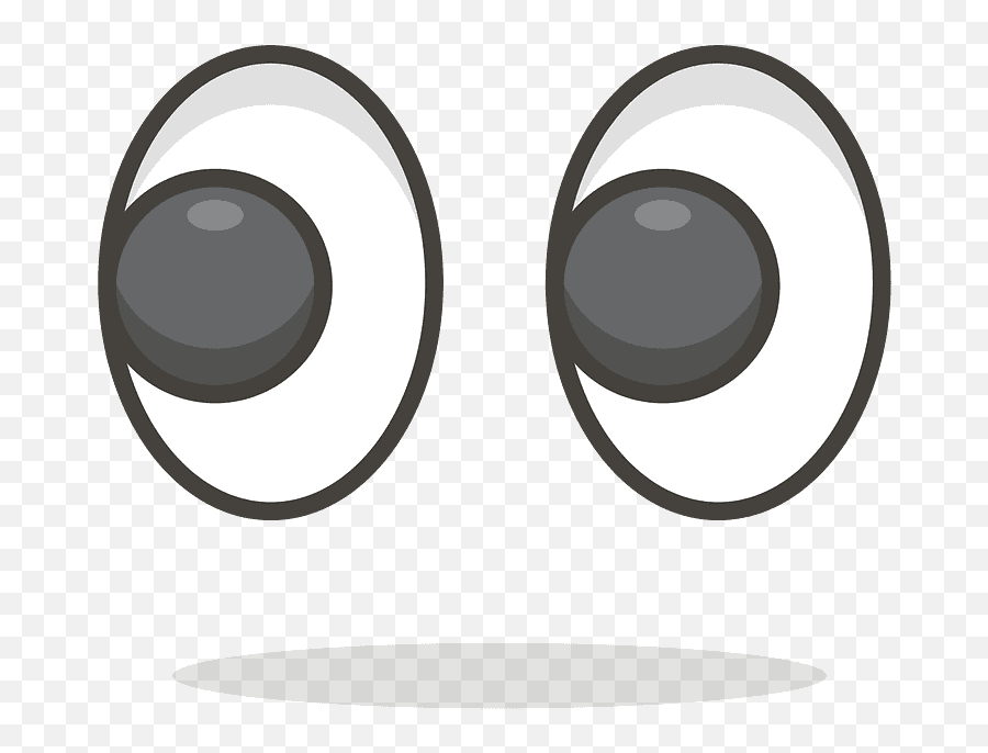 Eyes Emoji Clipart - Dot,Eye Emoji Png