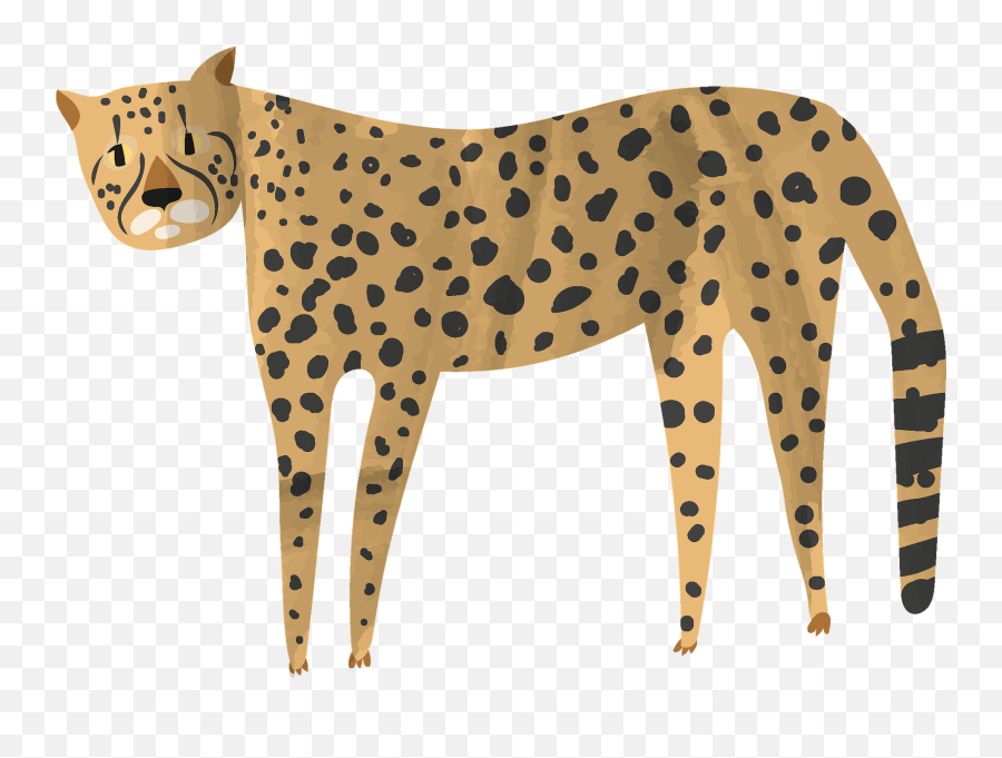 Cheetah Clipart - Animal Figure Emoji,Cheetah Emoji