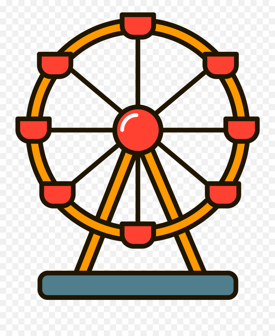 Ferris Wheel Clipart - Dot Emoji,Ferris Wheel Emoji