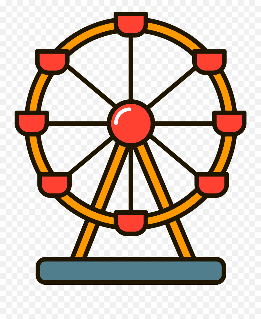 Ferris Wheel Clipart Dot Emoji Ferris Wheel Emoji Free Transparent 