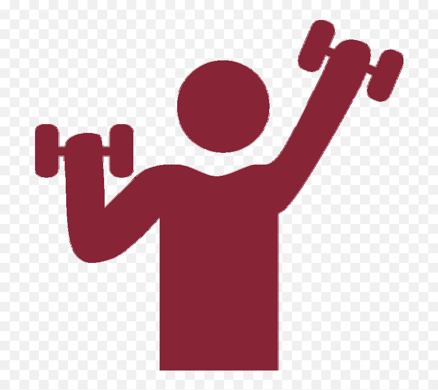 Figure Lifting Hand Weights Icon - Group Exercise Clip Art Emoji,Weightlifting Emoji