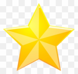 Star Yellow Christmas X - Clipart Emoji