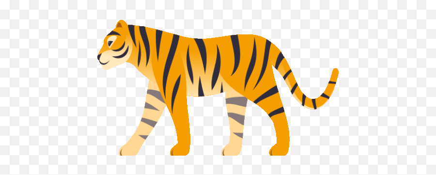 Tiger Nature Gif - Tiger Nature Joypixels Discover U0026 Share Animal Figure Emoji,Sneer Emoji