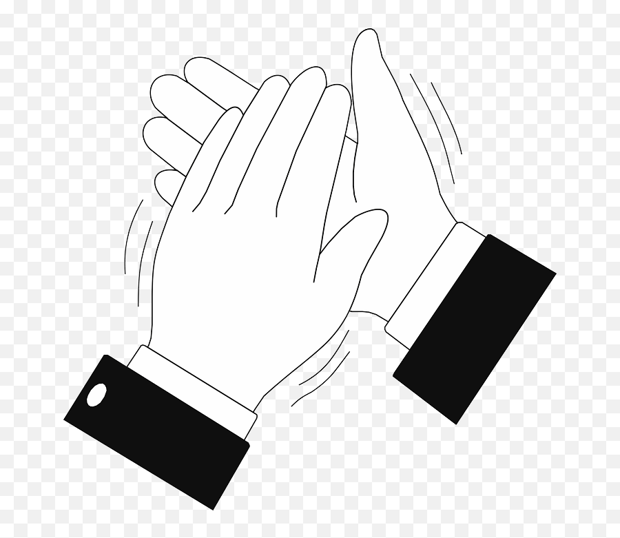 Clapping Hands Png Images Free Download - Applause Clipart Black And White Emoji,Clapping Hands Emoji Png