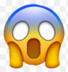 Shocked Emoji Clipart - Screaming Png
