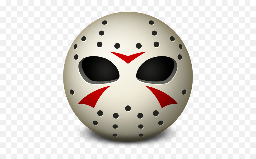 Jason Hockey Mask Icon Png Clipart Image - Jason Icon Emoji,Mask Emoji
