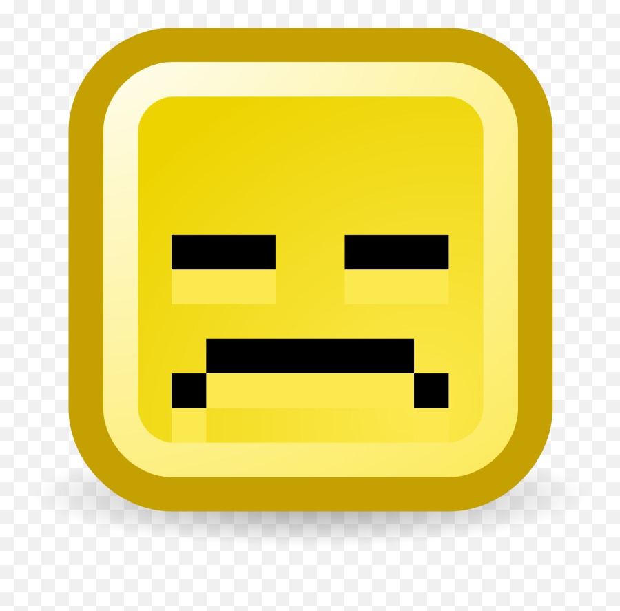 Miserable Square Smiley Free Image - Pixelated Sad Face Png Emoji,Square Emoticon