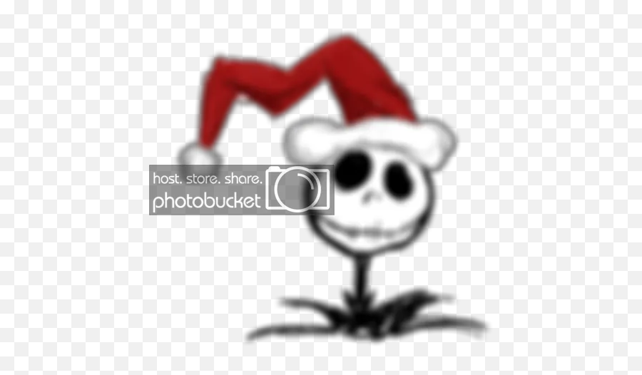 Nightmare Before Christmas Emoji - Nightmare Before Christmas Jack With Santa Hat,Christmas Emojis