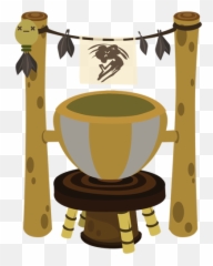 Tribal Cooking Equipment - Vector Graphics Emoji,Fire Emoticon
