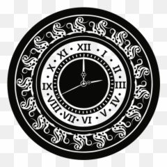 Vintage Wall Clock - Reloj En Pared Png Emoji