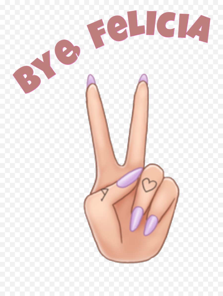 Peace Bye Byefelicia Quo - Sign Language Emoji,Bye Hand Emoji