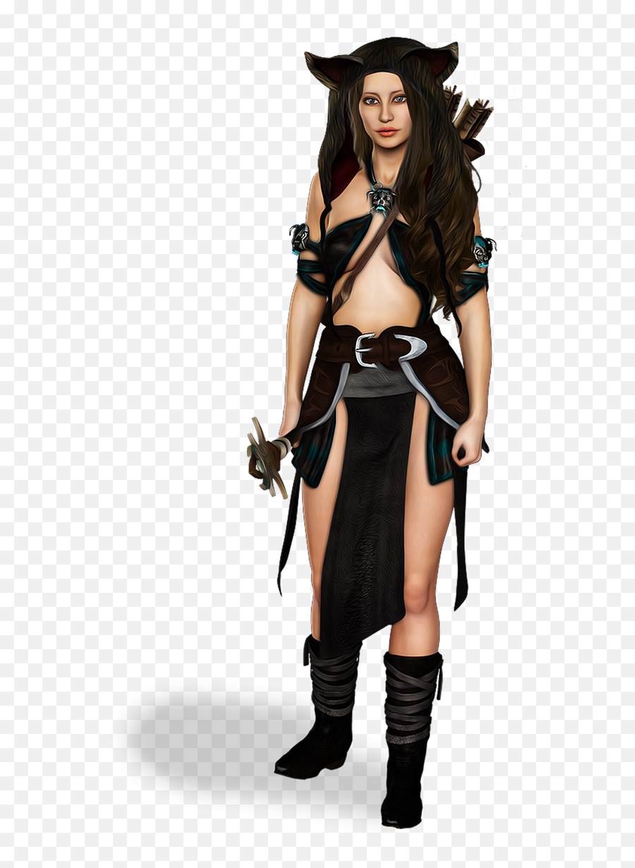 Woman Fantasy Character Warrior - Fantasy Warrior Women Png Emoji,Dancer Emoji Costume