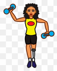 Disability Emoji - Emoji Musculação Png,Weight Emoji