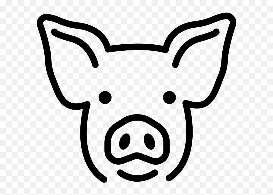 Openmoji - Domestic Pig Emoji,Pig Emoji