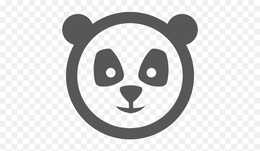 Panda Logo Transparent Png Clipart - Panda Face Transparent Background Emoji,Emoji De Panda