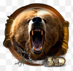 3d Realistic Bear Theme U2013 Apps On Google Play - Mother Bear Defending Cub Emoji,Yawn Emoji
