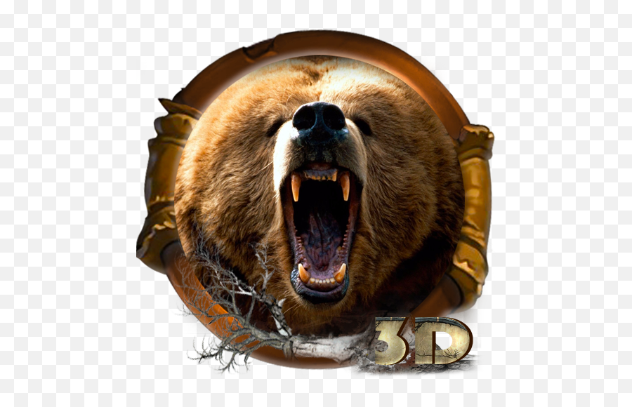 3d Realistic Bear Theme U2013 Apps On Google Play - Mother Bear Defending Cub Emoji,Yawn Emoji
