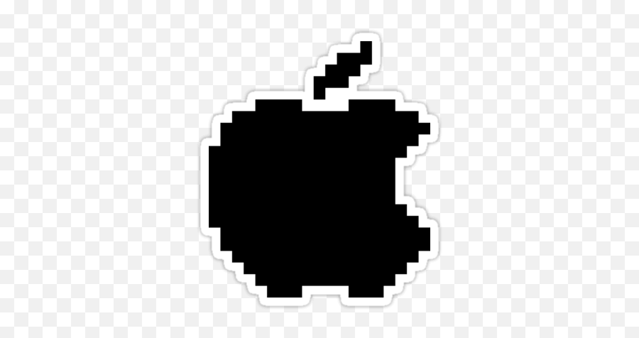 Apple Stickers And T - Shirts U2014 Devstickers Deadpool Face Pixel Art Emoji,Apple Logo Emoji