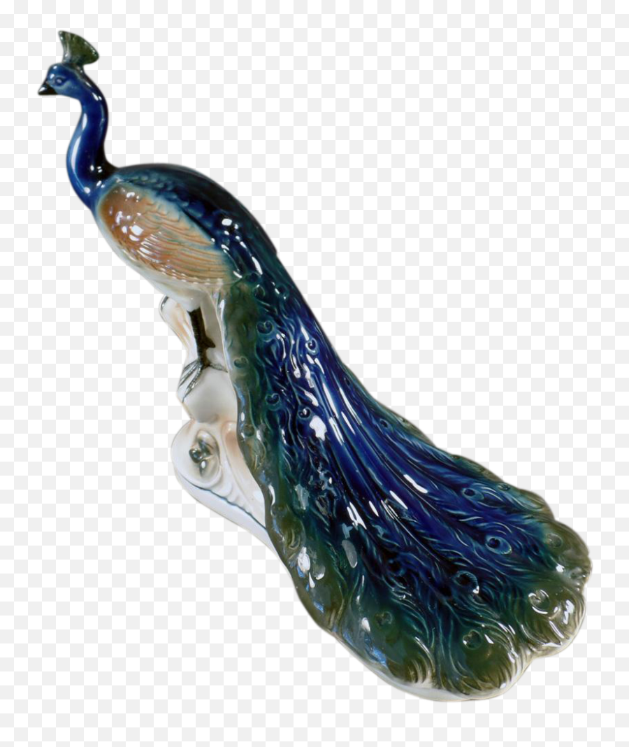 Peacock Figurine - Peafowl Emoji,Peacock Emoji