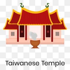 Taiwan Emoji Project - Temple Clipart